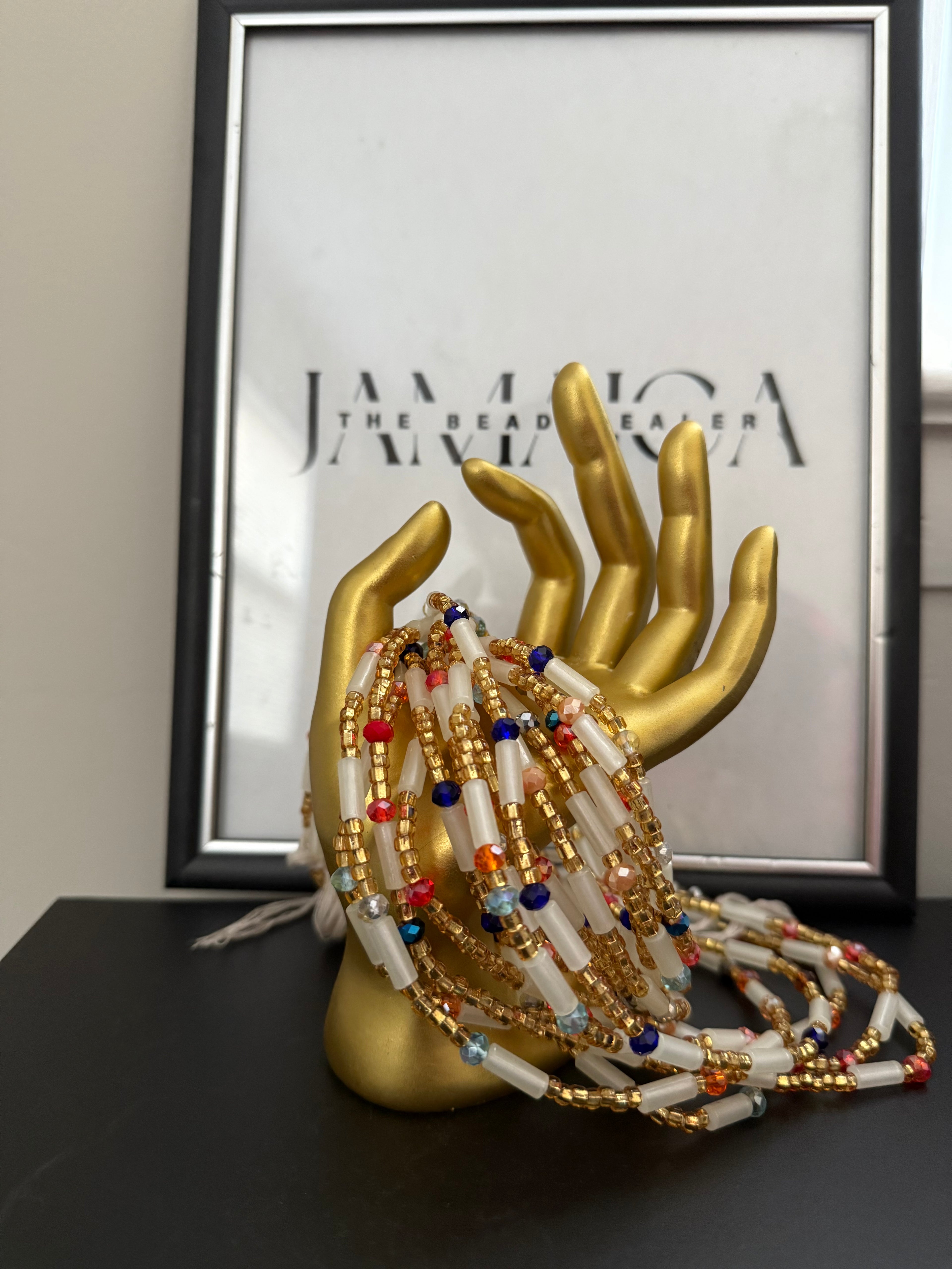 Multi Colored Gold & Glow Bead