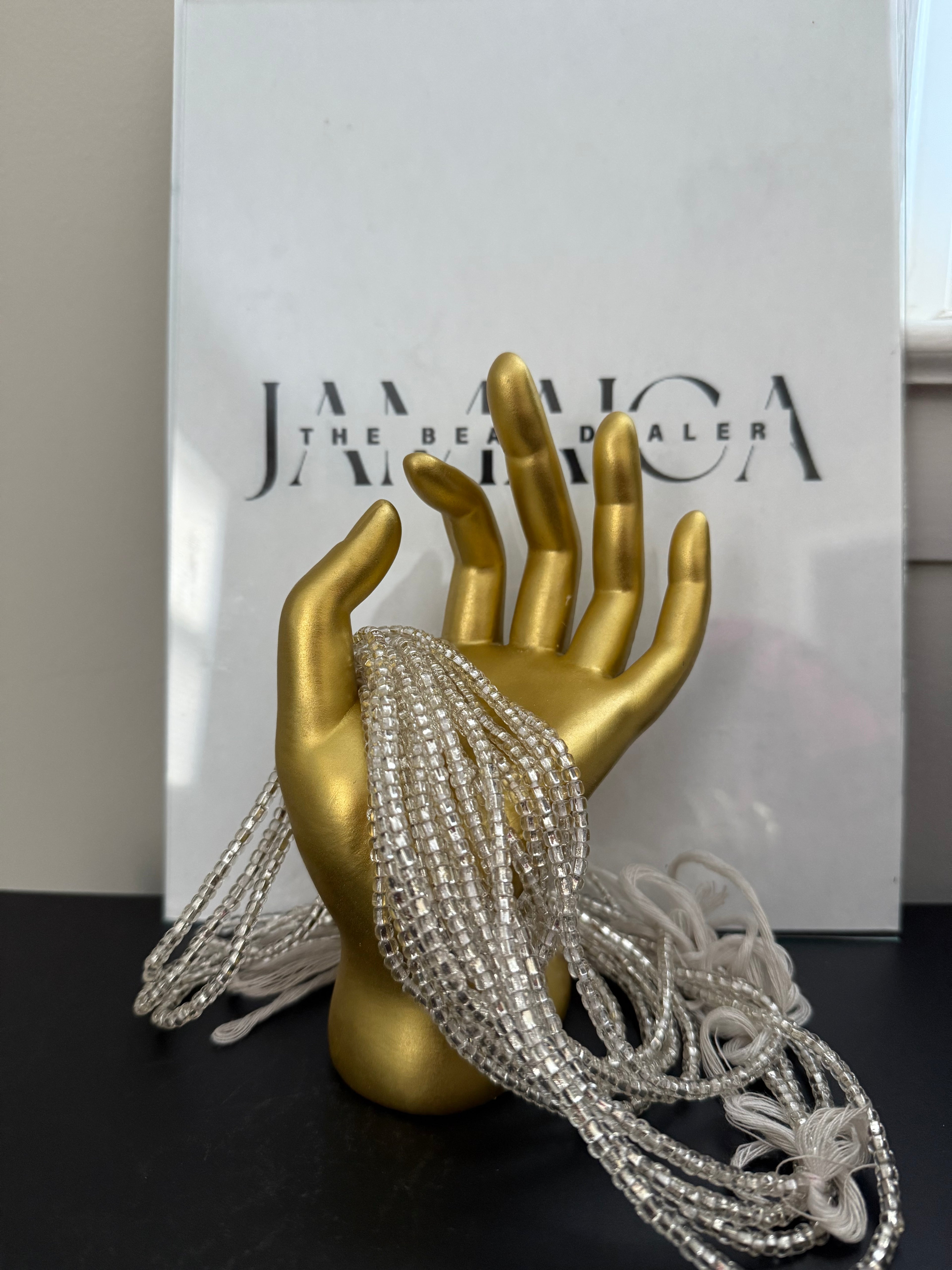 Clear/Silver-ish Bead