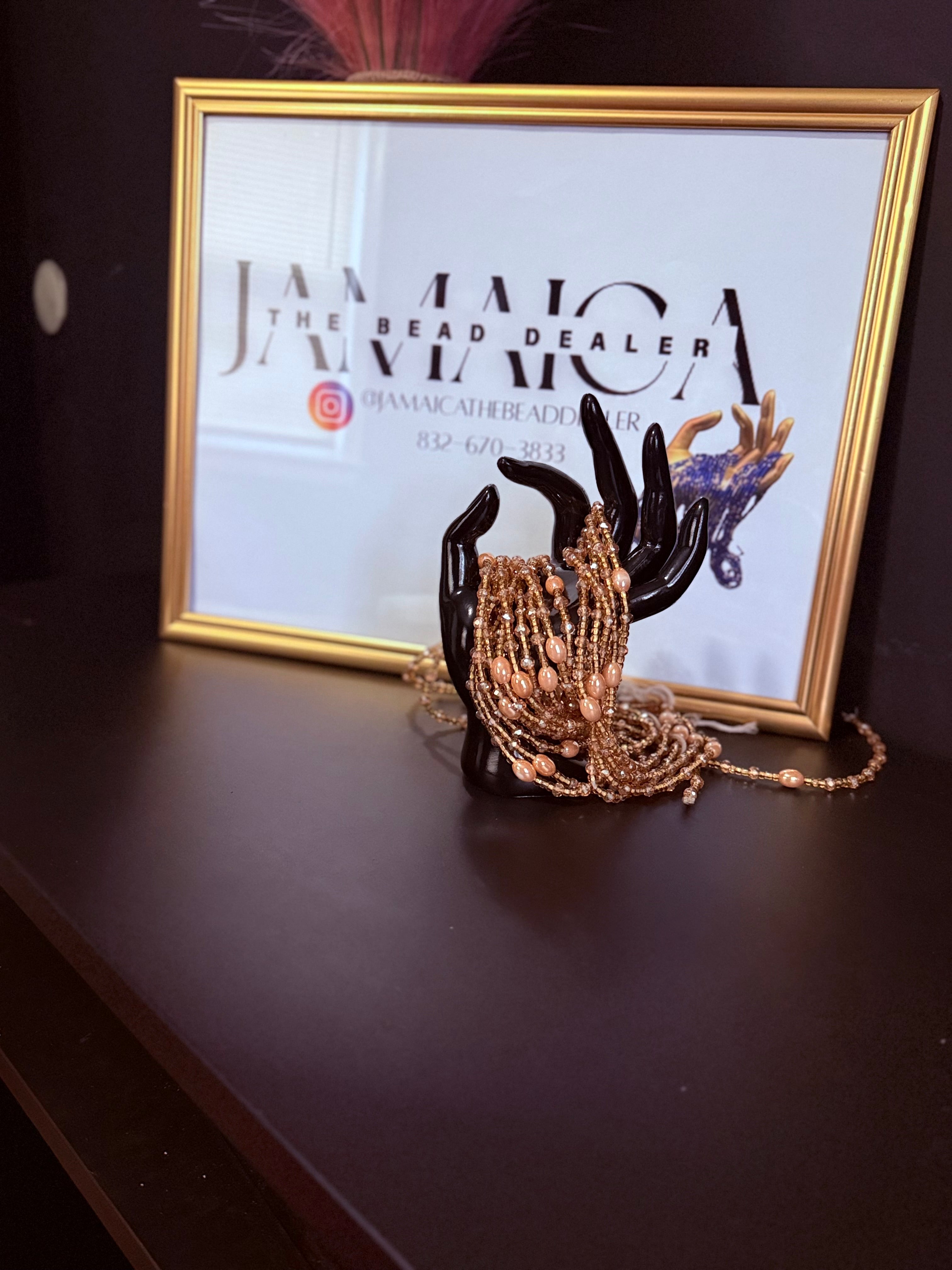 All Gold & Pearl Bead