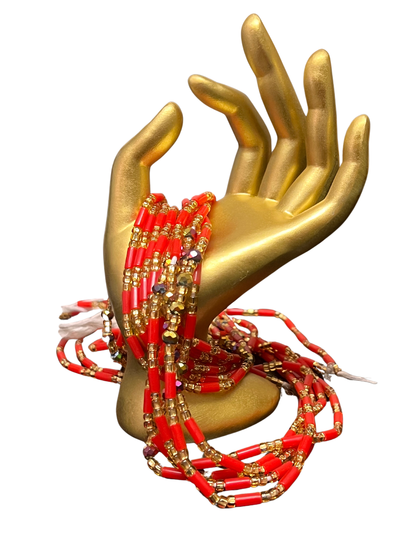 Red & Gold Bead