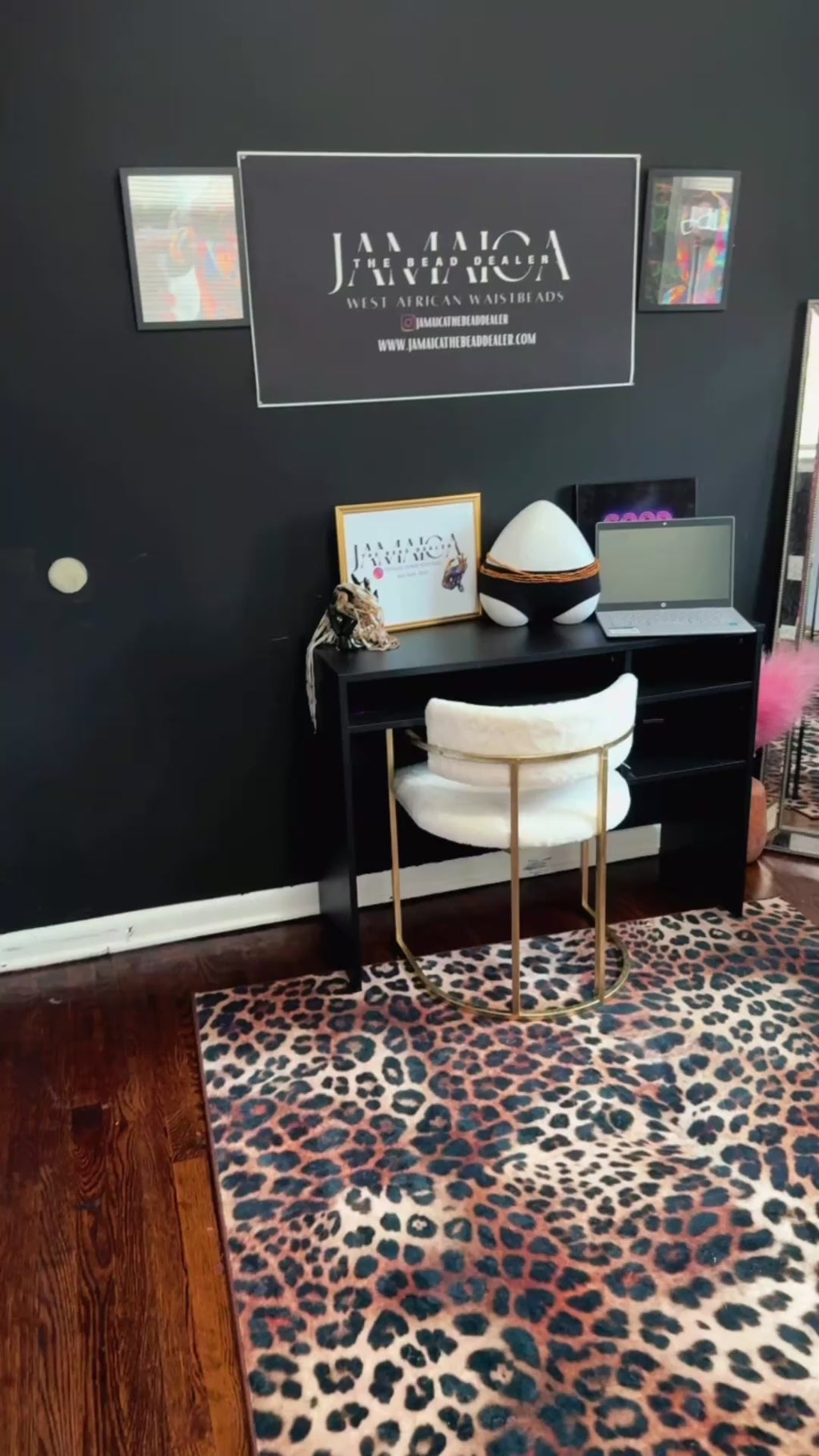 Glow Brown & Orange Bead